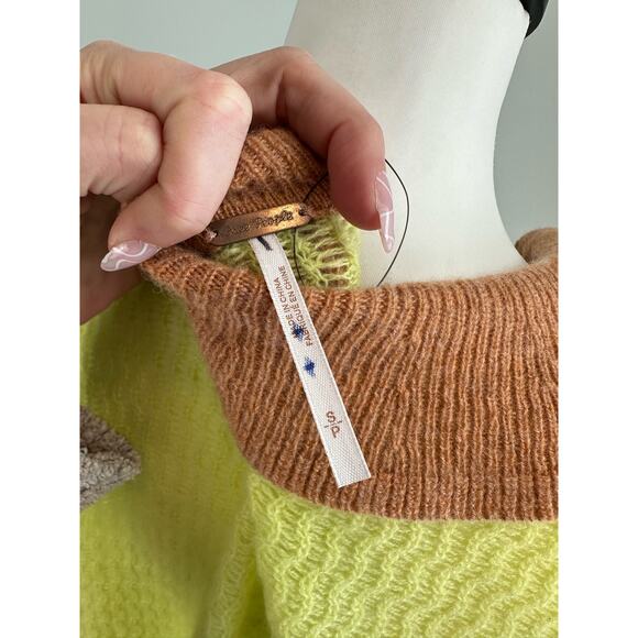 NWOT Free People Ives Cashmere Striped Pullover-SML - Picture 6 of 9